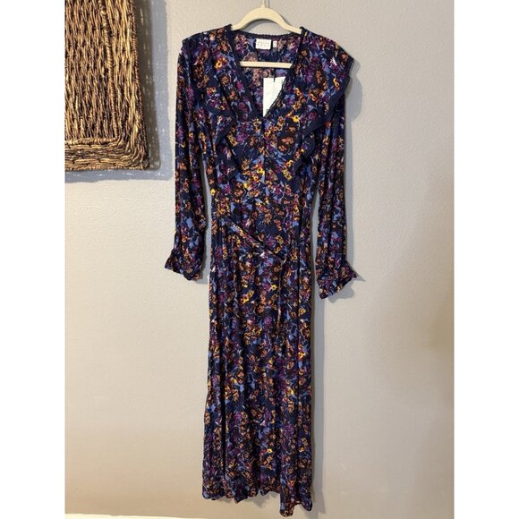 ATELIER REVE Irlea Dr Midi Dress S 38 USA 8 UK12 Medieveal Blue 139.95€ NEW - Picture 14 of 15